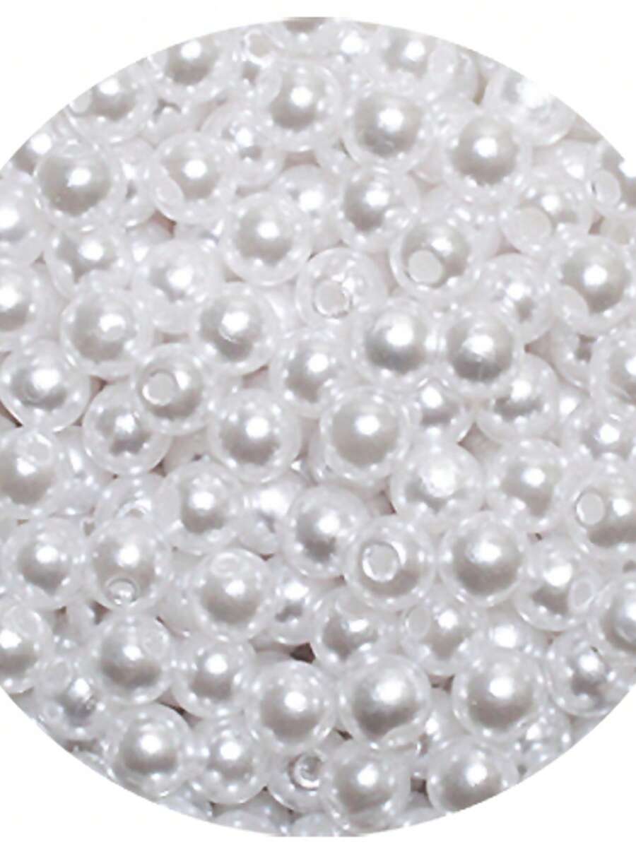 10mm ABS Pearl With Through Hole 125 Units - Crafts - 白色 - 查看 1