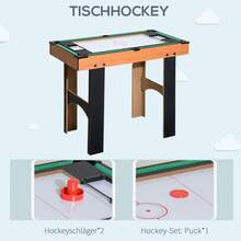 HOMCOM 4-In-1 Multi-Game Table, Foosball Table, Air Hockey Table, Table Tennis Table, Multifunctional Billiards Table 87x43x73cm For On-Site Gaming Fun - 1 - View 7