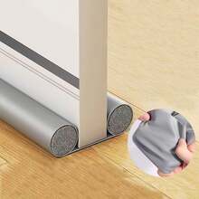 Leather Door Bottom Sealing Strip, Anti-Collision Strip, Dust-Proof, Wind-Proof, Heat-Insulating, Soundproof, Washable Door Bottom Sealing Strip