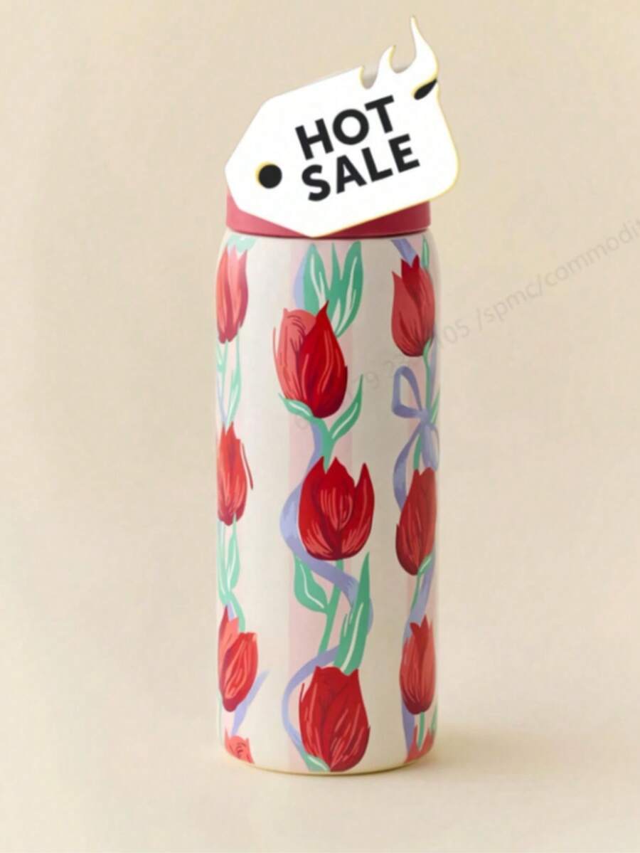 New Original OWALAS 320oz Halloween & Christmas Limited Edition Water Bottle - Sports Water Bottle With Leak-Proof Design & Pop-Up Lid, Multiple Colors Available | Top Gift Choice For Fitness, Running, School, Halloween, Thanksgiving, Christmas & More, Also A Fashionable Water Bottle For Women - hoa tulip - Xem 1