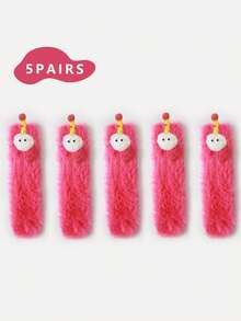 1/2/3 pary damskich spersonalizowanych i kreatywnych skarpetek, grube i ciepłe skarpetki, śmieszne skarpetki, brzydkie skarpetki, urocze skarpetki, skarpetki z dużymi oczami, pluszowe skarpetki, jesień i zima w nowym stylu, grube i ciepłe skarpetki podłogowe, skarpetki do połowy łydki - Wielokolorowe - Zobacz 28