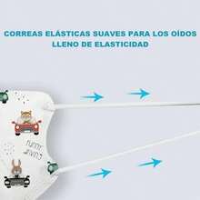 Cubrebocas Infantil KN95 con Diseño de Unicornio, Protección y Comodidad para Pequeños, 10 piezas - Blanco Unicornio Rosa - Ver 4