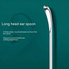 6-Piece Household Ear Picking And Cleaning Tool Set, Portable Spiral Spring Ear Scoop - 黃色 - 查看 3