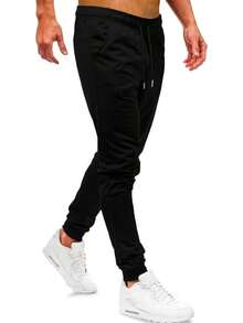 SHENDY Vendy Men's Comfortable Jogger Pants With Pocket And Drawstring - Khaki - View 6