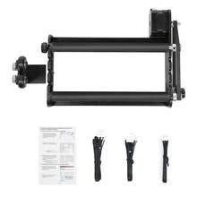 Rodillo giratorio láser Eje Y Rodillo giratorio 360° para diferentes diámetros de grabado de 4-138 mm 4 ajustes de engranajes para el grabado láser de objetos cilíndricos Latas - Negro - Ver 1