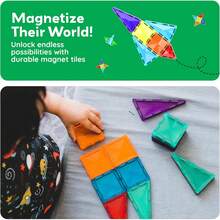 Kids Magnetic Building Block Toys - 120PC - View 3