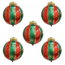 2/5pcs Christmas Hanging Balls Aluminum Foil Balloons,Een Christmas Balloons, Christmas Decorations - Multicolor - View 9