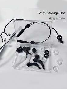 31-Piece Comfort Silicone Anti-Slip Eyewear Frame & Behind-Ear Grip Set | Universal For Fashion Glasses/Readers/Sports Glasses - ZH-62 - View 1