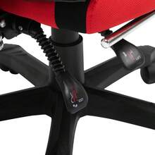 Sedia da gaming Vinsetto, sedia da scrivania ergonomica con poggiapiedi, altezza regolabile, poliestere nero e rosso, 58 x 72 x 112-122 per ufficio e gaming in loco.