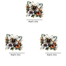 1pc/2pcs/3pcs Durable Washable DIY Heat Transfer Stickers, Butterfly Design, Applicable For T-Shirts, Pants, Hoodies, Backpacks - Home Textile & Apparel Design, Easy To Apply - Multicolor - View 4