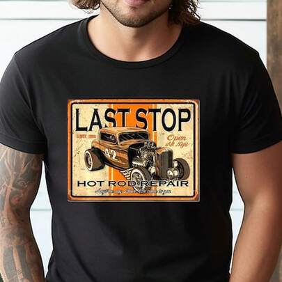 Reparación de Hot Rods de Última Parada. Diseño en la espalda. Camiseta, sudadera, sudadera con capucha, bolso de mano - 247895.JPG220G C-AmiS-eta básiC-A de aL-Godón para mujer de 220 g colores sólidos y vibrantes. Apto para todas las perS-onas, ya sean mujeres o hombres. Tejido duradero de alta C-Alidad apto para todas las costuR-AS, suave al tacto pero diseñado para durar. Tops transpirables para mujer, conjuntos de otoño para mujer, conjuntos de vaC-Aciones, disfraces de Halloween para mujer.