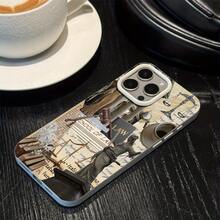 Legal-Themed Phone Case With Symbols Like Scales And Gavels, Made Of TPU Material With A White Large Hole Full-Cover Design, Offering Good Grip And Anti-Collision And Anti-Drop Features, Dirt-Resistant And Thickened For Protection, Anti-Slip And Shock-Absorbing, Compatible With IPhone 16/16 Pro Max/15/14/13/12/11 Pro Max And Other Models, Practical And Beautiful, Suitable As  Holiday Gift, Birthday Present, Business Gift For Family, Lovers, Colleagues, 2025 New Unisex High-Value Premium Phone Case - 混色 - 查看 6