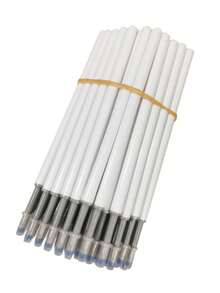 50pcs Bullet Tip Refill Ink Cartridges For Mori Andi Pastel Color Ballpoint Pens, 0.5mm Black Ink