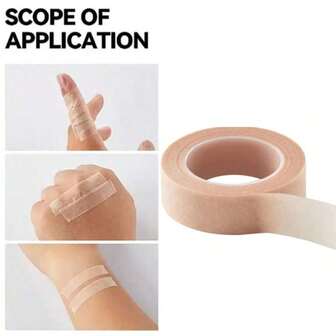 Hypoallergenic Skin Tape - Breathable Microporous & Self-Adhesive For Gentle Hold On Sensitive Skin