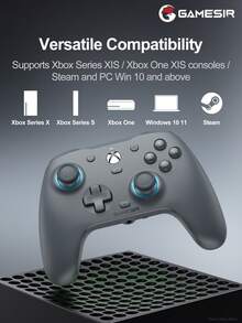 Tay cầm chơi game Gamesir G7 SE, tương thích với PC, được Microsoft ủy quyền, trang bị cần điều khiển cảm ứng Hall, phù hợp với dòng máy Series X/S và One X/S, hỗ trợ Steam, hệ điều hành Windows 10 và 11. Được trang bị cò analog, chức năng rung, các nút phía sau có thể tùy chỉnh qua phần mềm, động cơ rung, giao diện âm thanh 3.5mm, chất liệu ABS, có các màu xám, trắng và cam. - G7 ĐẠI HỌC - Xem 5