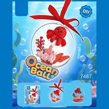 9-In-1 Cute Micro Particle Ocean Ball Building Blocks Set, Includes Gift Box, Educational Toy, Desktop Decor, Perfect For Birthday, New Year, Christmas Gifts - Multicolor - View 16