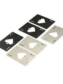 Stainless Steel Poker Shape Bottle Opener - Perfect For Beer, Wine Bottle Opener - Poker Bottle Opener - Nhiều màu - Xem 6