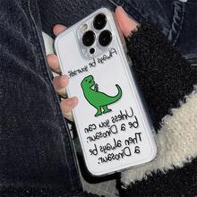 Funda de Teléfono Única con Tema de Dinosaurio - Funda Transparente de TPU Suave Premium Resistente a los Golpes Adecuada para iPhone 17, 16, 15, 14, 13, 12, 11 Pro Max, así como 16, 14 Plus, 12 Mini, X, XS Max, XR, 8 y 7 Plus. Ajuste Delgado para Uso Diario - 1 pieza - Ver 6