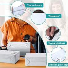 100 PCS Self-Sealing Poly Mailers 10x13 Inches 3 Mil, Shipping Bags, Waterproof & Tear-Resistant Mailing Envelopes For Ecommerce Shipping, Small Business, Online Sellers - White - View 11