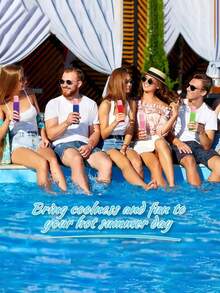 1pc/6pcs Freezer Pop Holders, Reusable & Washable Freezer Pops Protector Bags,Insulated Sleeves For Ice Lolly, Popsicle Holders,Neoprene Popsicle Sleeve,Summer. Back To School - Multicolor - View 6