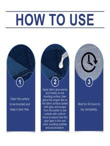 JUE FISH Multi-Purpose Fabric Glue - Repair Clothes, Patterns, Holes, Leather, Shoe Insoles Seamlessly, Easy To Use, Versatile