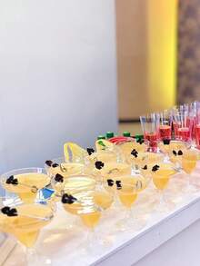 10pcs Elegant Martini Glasses - Perfect For Cocktails, Champagne, Desserts & More - Ideal For Weddings, Parties, Coffee Shops & Events, For Weddings, Parties, Cafes And Various Events. Can Be Used In Cafes, Homes, Restaurants, Parties, Celebrations, Offices And Other Occasions To Hold Cocktails, Red Wine, Mousse, Ice Cream, Jelly, Desserts, And Can Also Be Used As Father's Day Gifts, Mother's Day Gifts - Multicolor - View 7