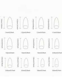 24 Pieces Of Mid-Length Almond-Shaped Wearable Nails, French Cat's Eye False Nails, With Jelly Glue And Nail Files, Suitable For Women's Daily Gatherings And Festivals