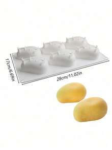 6-Cavity Reusable Raspberry Shaped Silicone Pudding Mousse Mold, 3D Fruit Dessert Chocolate Mold, DIY Cake Decorating Tool, Baking Pan, DIY Modeling Tool, Can Make Satisfying Fruit Models, Suitable For DIY Enthusiasts, Halloween Pumpkin, Apple, Peach, Flower Mousse Mold - Multicolor - View 20