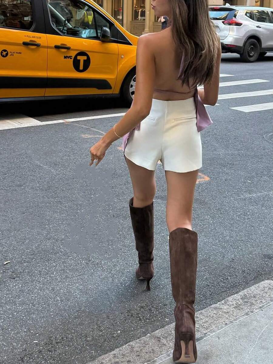 Women Tops - 白色 - 查看 1