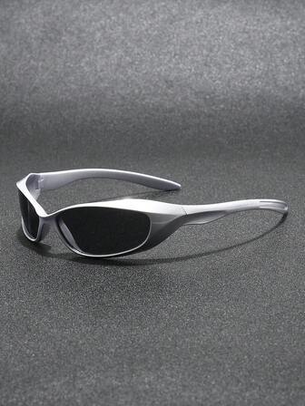 1PC/4PCS Futuristic Y2K Cycling Fashion Glasses For Men & Women Couples, Punk Hipster Sports Goggles Suitable For Driving, Everyday Wear, Running, Hiking And Beach Activities