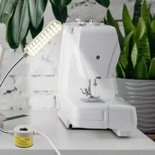 Lámpara LED de trabajo magnética de 30 LEDs | Flexible con luz ajustable en 360° | 2W ultrabrillante 240 lúmenes | Luz para máquina de coser | Ideal para hogar, taller y fábrica - Tipo de Enchufe A USA (110-127V) - Ver 7