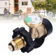 Medidor Adaptador Para Tanques De Gas Lp Pol A Qcc1/Tipo1 Con Cubierta Antipolvo,Rango De Presión: 0-100 Lb - Negro - Ver 9