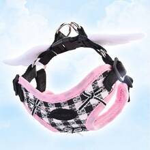 HP574 宠物背带牵引绳背心式胸带适用于泰迪熊、贵宾犬、小型犬，反光遛狗牵引绳 - 彩色 - 查看 12