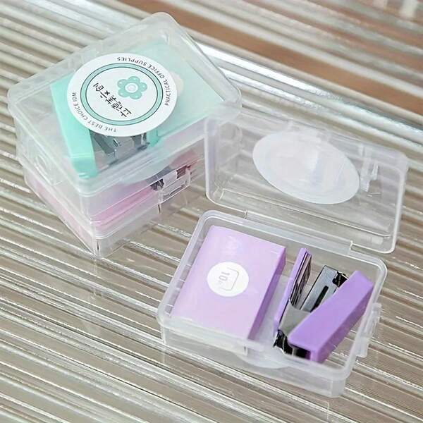 1 Set Mini Stapler, Mini School Supplies Set, Office Supplies Set Including Mini Stapler, Staples, Holiday Gift