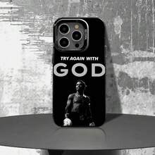 Funda de Teléfono G-Gervonta Boxer D-Davis para 17,16,15,14,13,12,11,Pro,Max,Plus,E Negra Mate a Prueba de Golpes - z1 - Ver 13
