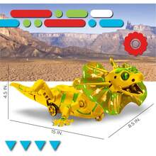 Discovery Kids Robotic RC Lagarto con volantes, DIY Mascota, driver inalámbrico con modos de movimiento activado por movimiento, juguete para niños y niñas - Lagartija - Ver 4