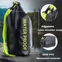 5L Swimming Bag Outdoor Water Sports Visual Phone Waterproof Bag Pool Keep Dry PVC Bag Marine Beach Diving Kayaking Surfing Rafting Floating Travel Shoulder Bag - Blue - View 6