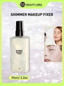 3CE #SHIMMER MAKEUP FIXER ,Light Me Up Luminous Setting Spray Brand Beauty Makeup Cosmetic For Women Girls Perfect For Fall Winter Ideal For Y2K Fancy Fashion Suitable For Birthday Present Halloween Party Ready Best,95ML/3.2OZ