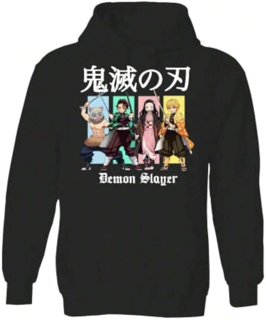 Gang Kanji Hoodie For Men And Women - Black - View 1