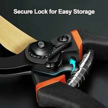 8.5inch Super Titanium Alloy Bypass Pruning Shears (T13) - Premium Heavy Duty Garden Shears For Hedge Trimming, Gardening And Pruning