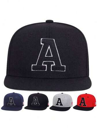 1 pieza Gorra de béisbol tipo camionero para hombres con bordado para exteriores, con cabeza y cola ajustables, adecuada para regalo, vacaciones y viajes