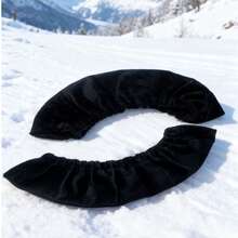 2 件装滑冰靴冰刀保护套、花样滑冰鞋冰刀护具、枫叶冰刀护套