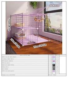 Easy Install Indoor Cat Cage, Small Cat House, Pet Cage For Small Pets - Multicolor - View 24