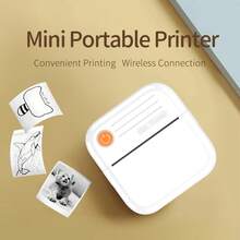 Impressora Térmica Mini, Máquina Portátil sem Tinta, Usada para Notas, Diários DIY, Presentes, Aprendizagem de Gráficos, Gráficos Anatômicos, Fotos