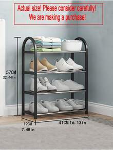 1 sapateira de camada única e multicamadas, prateleira de armazenamento multifuncional de grande capacidade, economiza espaço, organização de itens diversos e armazenamento de botas, para colocação em corredores, armários, salas de estar, quartos, armários de armazenamento, acessórios de quarto, sapateiras pequenas, caixas de sapatos em armários, sapatos, prateleiras de parede, sala de estar, armazenamento de sapatos, prateleiras, caixas de armazenamento de sapatos, prateleiras de canto