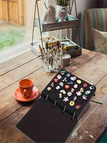 كيس تخزين إكسسوارات الحذاء من الشعر الاصطناعي 1/2 قطعة، يمكن تعليقه للعرض، مناسب لأحذية الشتاء للنساء، الأحذية المطرية، صنادل الصيف، بوت البني الداكن، بوت الجري، مطبوع - متعدد الألوان - مشاهدة 6