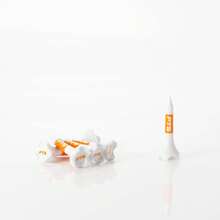 TeePride Professional tee System, Performance Plastic Tees Combo Pack, 3-1/4 Inch - blanco - Ver 5