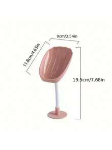 1pc/Multi-Color Soap Dish Holder, Suction Cup Wall Mounted Bathroom Soap Dish Rack, Creative Draining Soap Holder Bathroom Accessories Bathroom Tools