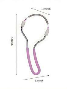 1pc Pink/Blue Facial Hair Remover - Utilizes Gentle Yet Effective Spring Technology To Effectively Remove Unwanted Hair On Upper Lip, Chin, Face And Neck - Multicolor - View 5