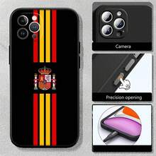 Spain Flag New High-End Phone Case for  15 14 13 12 11 Pro Max Mini Plus,Covercompatible with  17 Hülle, 17 pro Hülle, 17 promax Hülle
